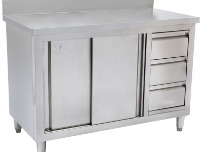 Inox delovni pult 160 x 60 cm