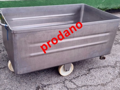 Voziček inox 500 lit.