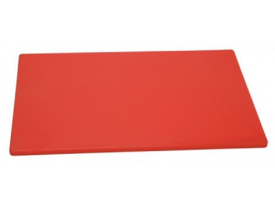 Deska za rezanje PVC rdeča