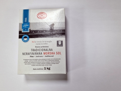 Piranska FINA sol / nerafinirana / jodirana 1 kg