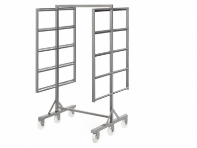 Voziček za prekajevanje 90x80x150 cm