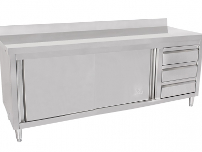 Pult inox 200 x 70