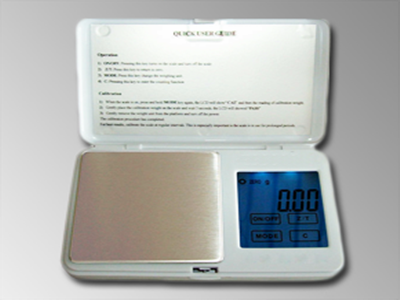 Žepna tehtnica 300g/0.01g bela